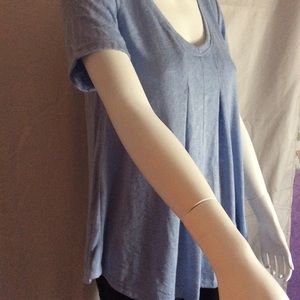 BOBEAU short sleeve blue shirt